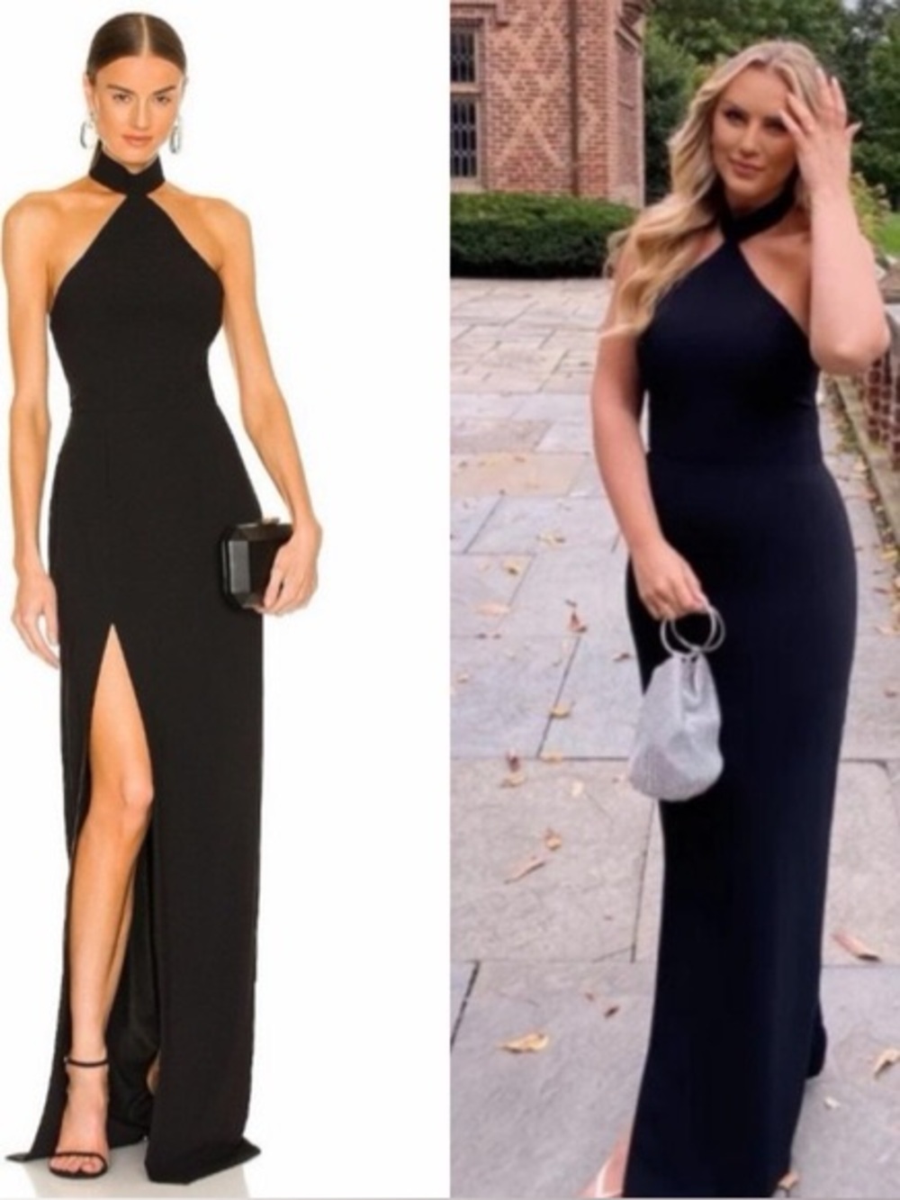 Amanda Uprichard Queen Gown in Black